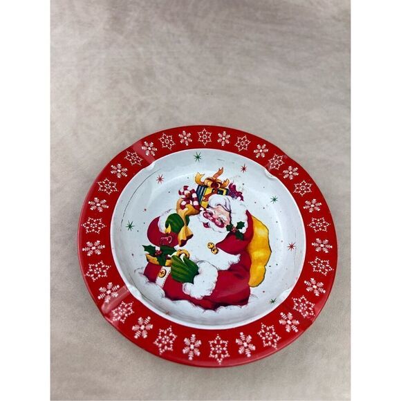 1960s 1970s Vintage Kitchsy Santa Ashtray - Picture 3 of 6
